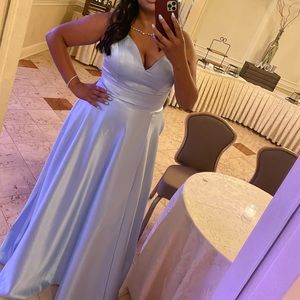 Alikey- Satin Prom/Gown Dress